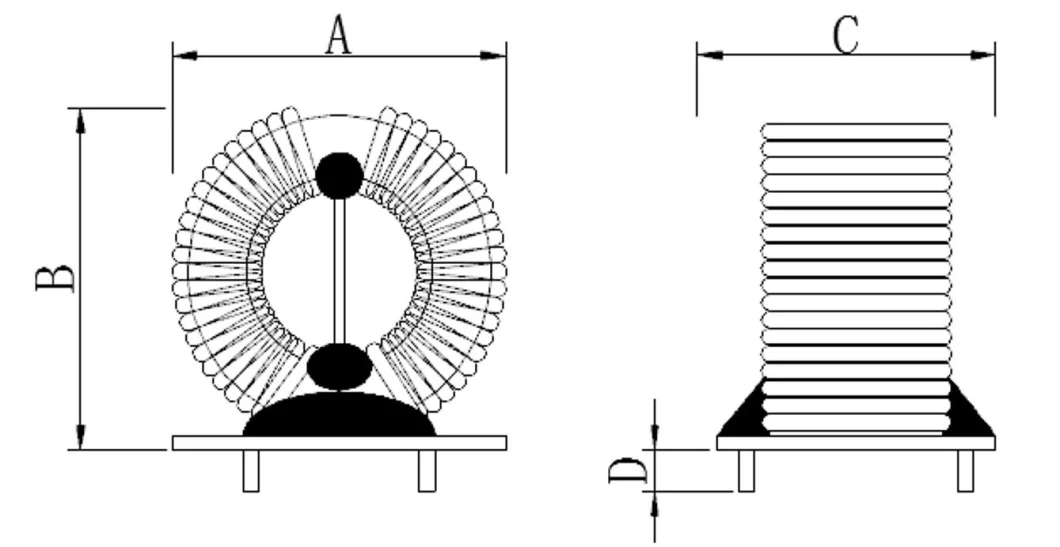 Ring Core Choke Power Toroidal Coil for Thyristor Control Circuits