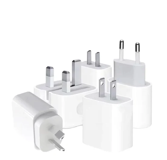 Adaptador de energia original de 20 W para Apple iPhone 14 PRO Max Reino Unido EUA UE Tomada de parede USB C Pd Carregador